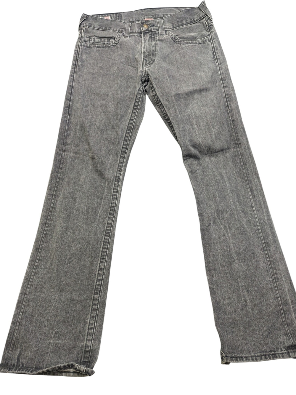 True Religion Bobby Grey Wash Bootcut Jeans Men’s Size 32 Made in USA